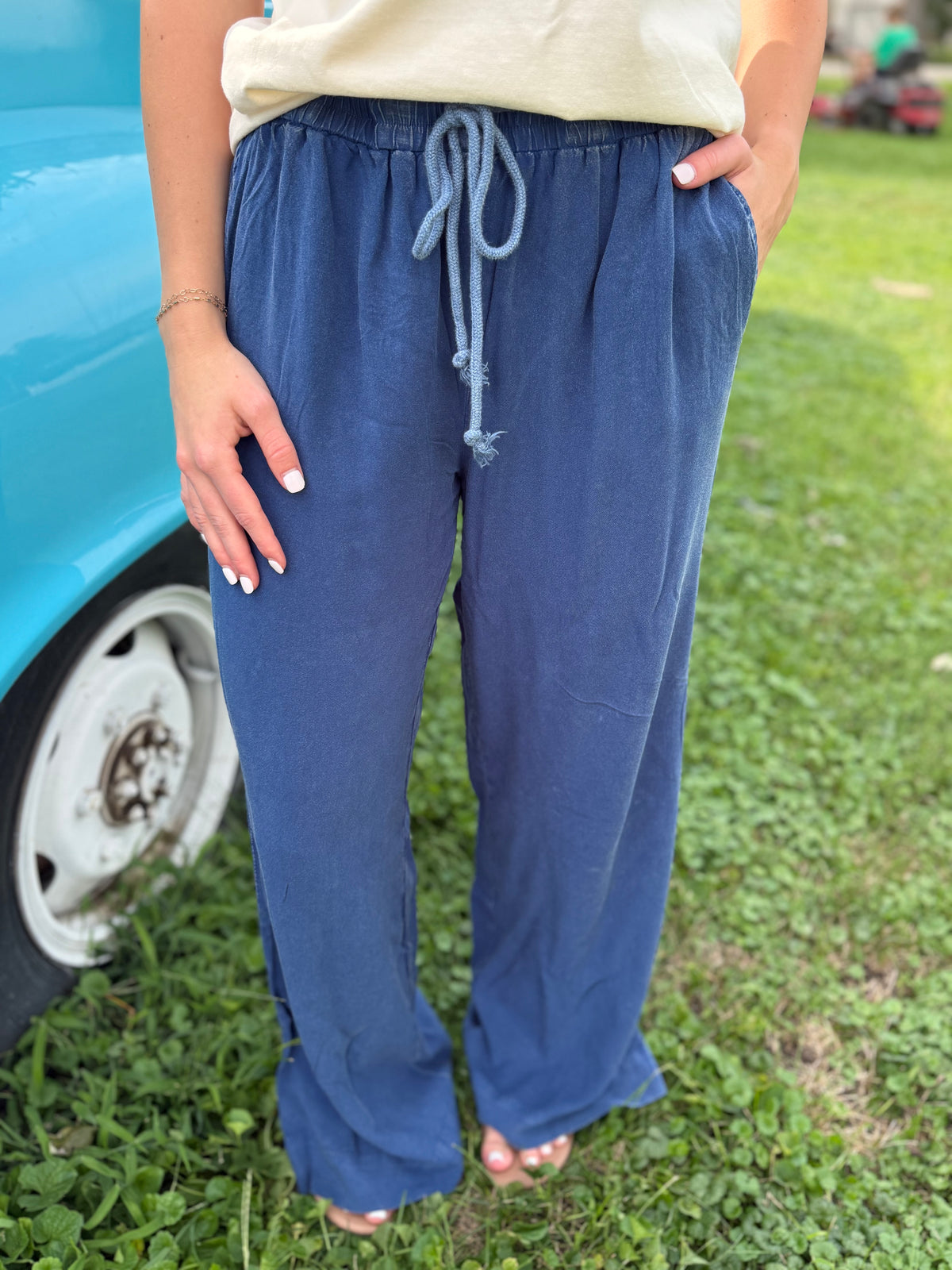 Jasmine Navy Pant