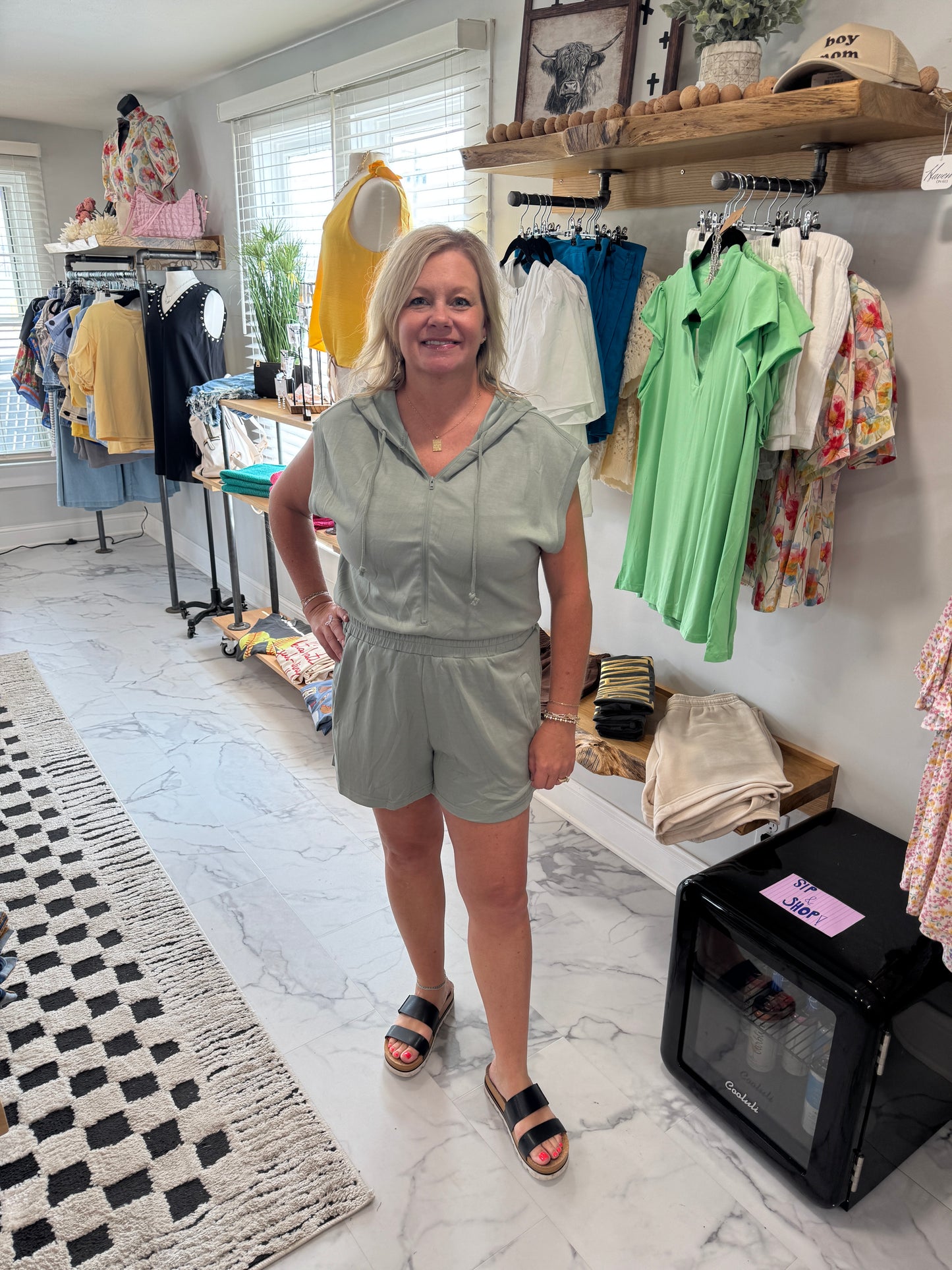 Nina Hooded Romper