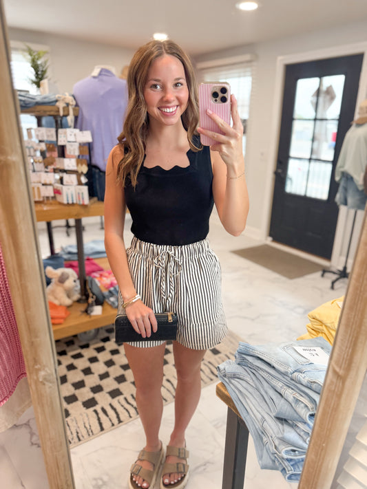 Maddie Scallop Hem Tank