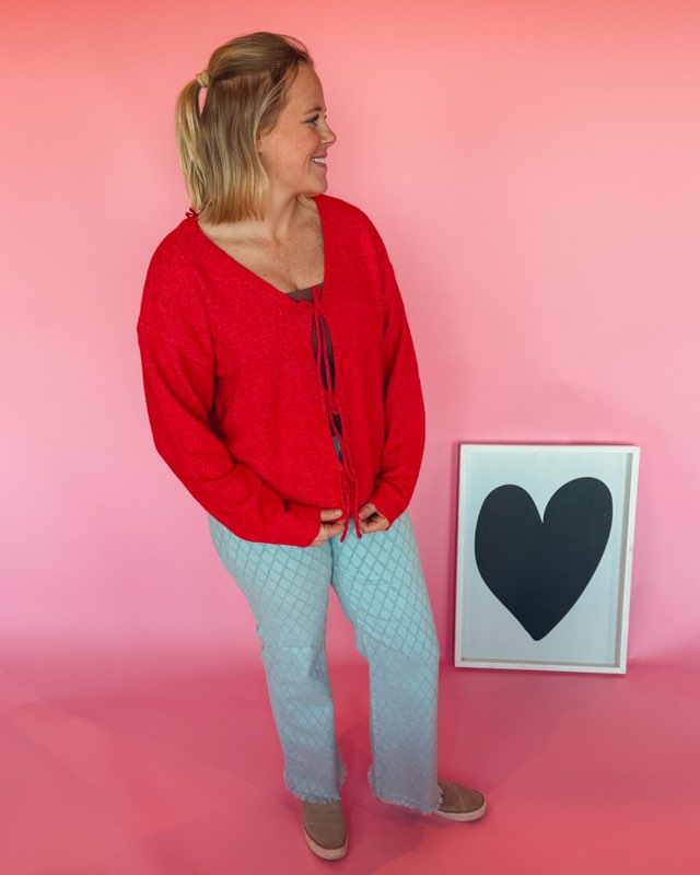 Tessa Tie Front Sweater