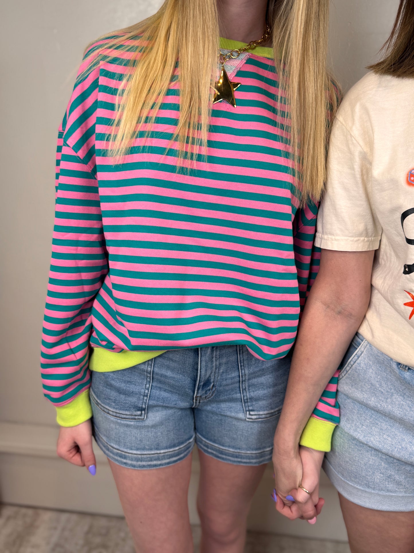 Tatum Oversized Striped Top