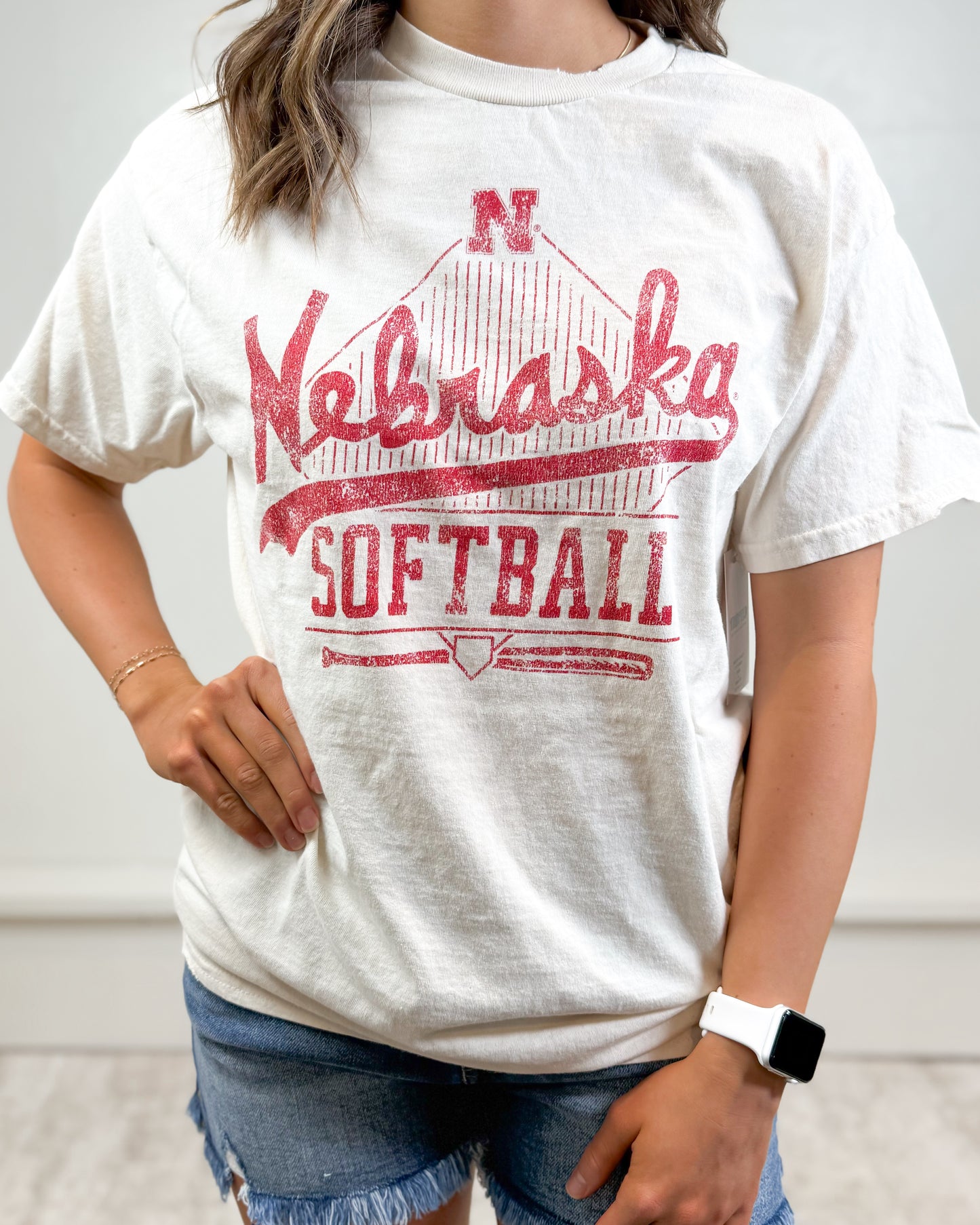 Nebraska Softball Tee