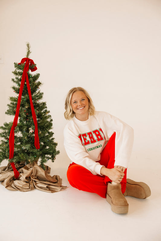 Merry Christmas Knit Bottoms