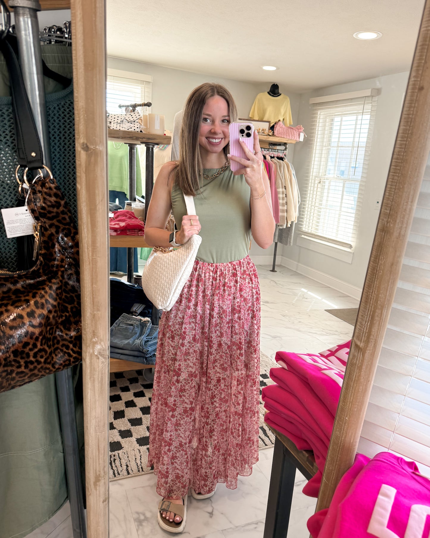 Raelyn Floral Mesh Skirt