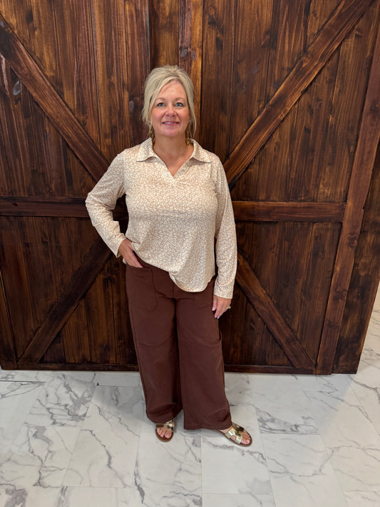 Bonnie Coffee Bean Utility Pant