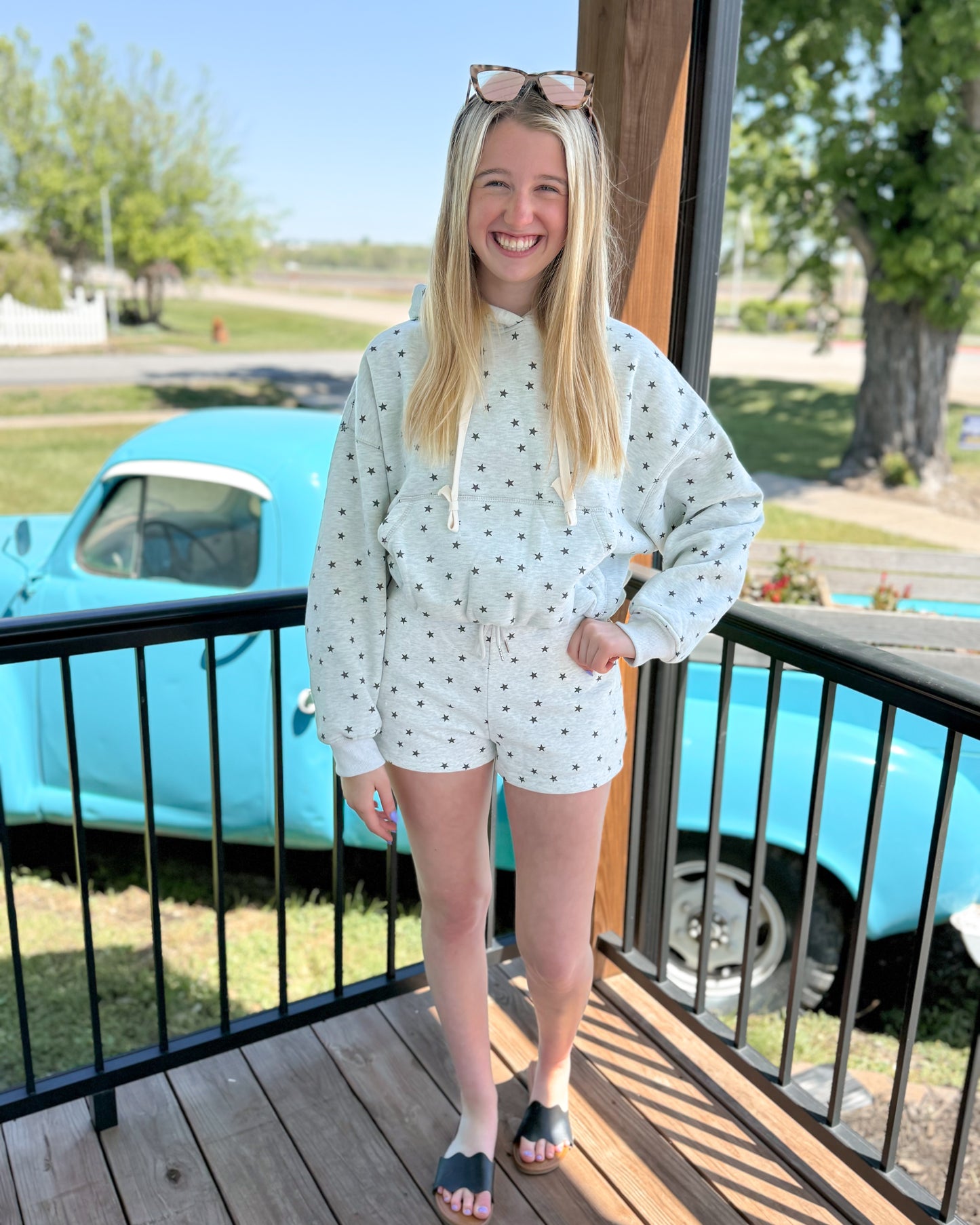 Lesley Star Printed Shorts