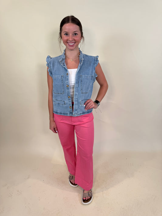 Capri Denim Vest