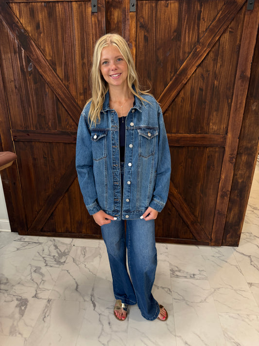 Oakleigh Oversized Denim Jacket