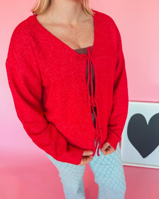 Tessa Tie Front Sweater