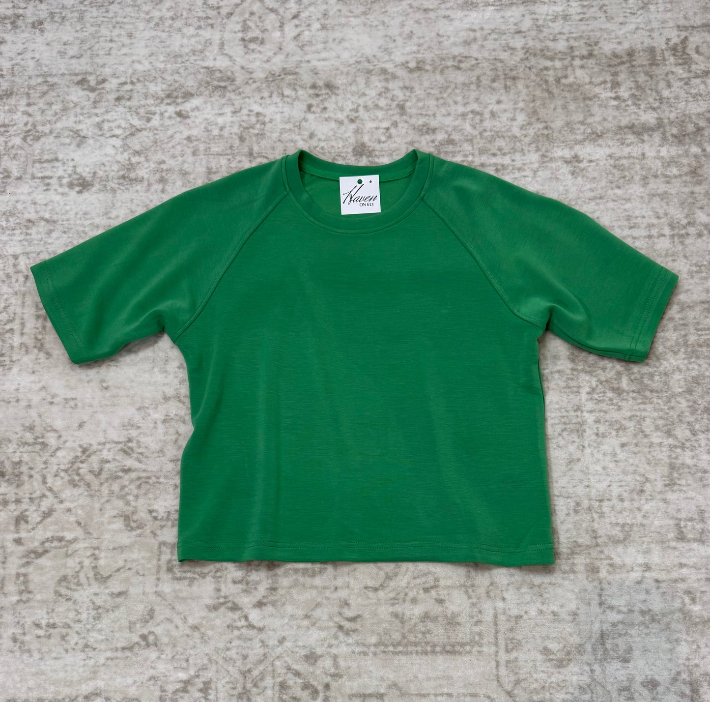 Lacy Drop Shoulder Tee