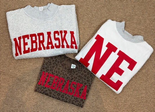 Kelcee Cheetah Nebraska Tee