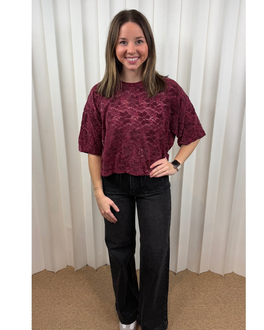 Kaylee Short Sleeve Floral Top