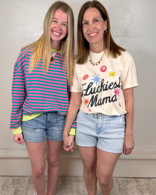 Luckiest Mama Tee