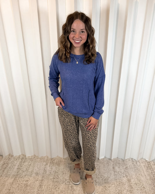 Charlee Leopard Sweat Pants