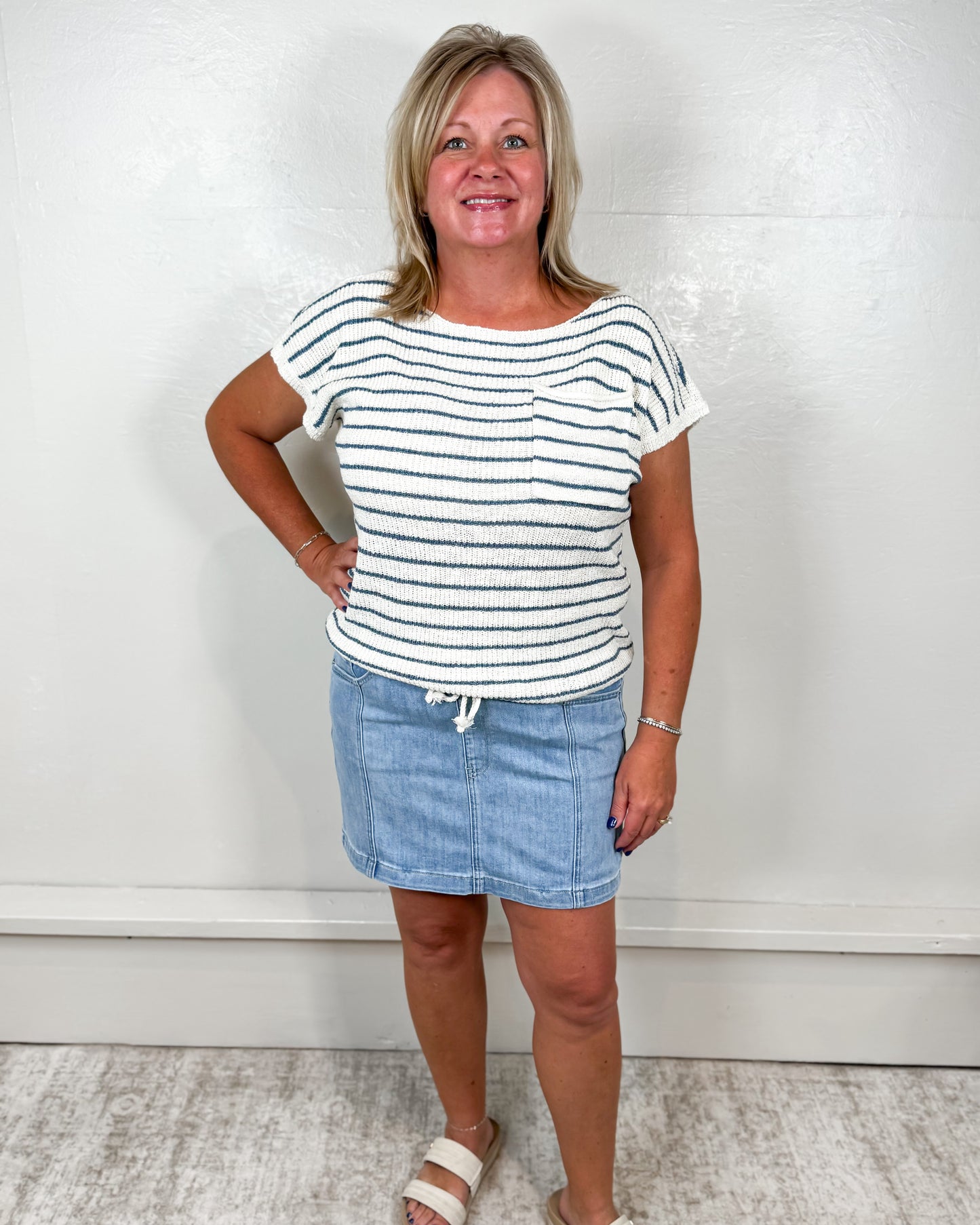 Stella Striped Sweater Top