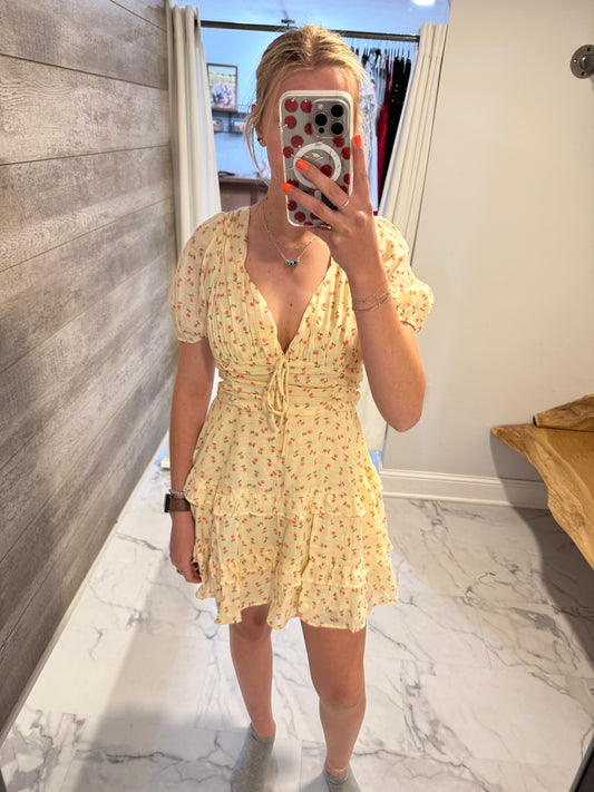 Sara Floral Mini Dress