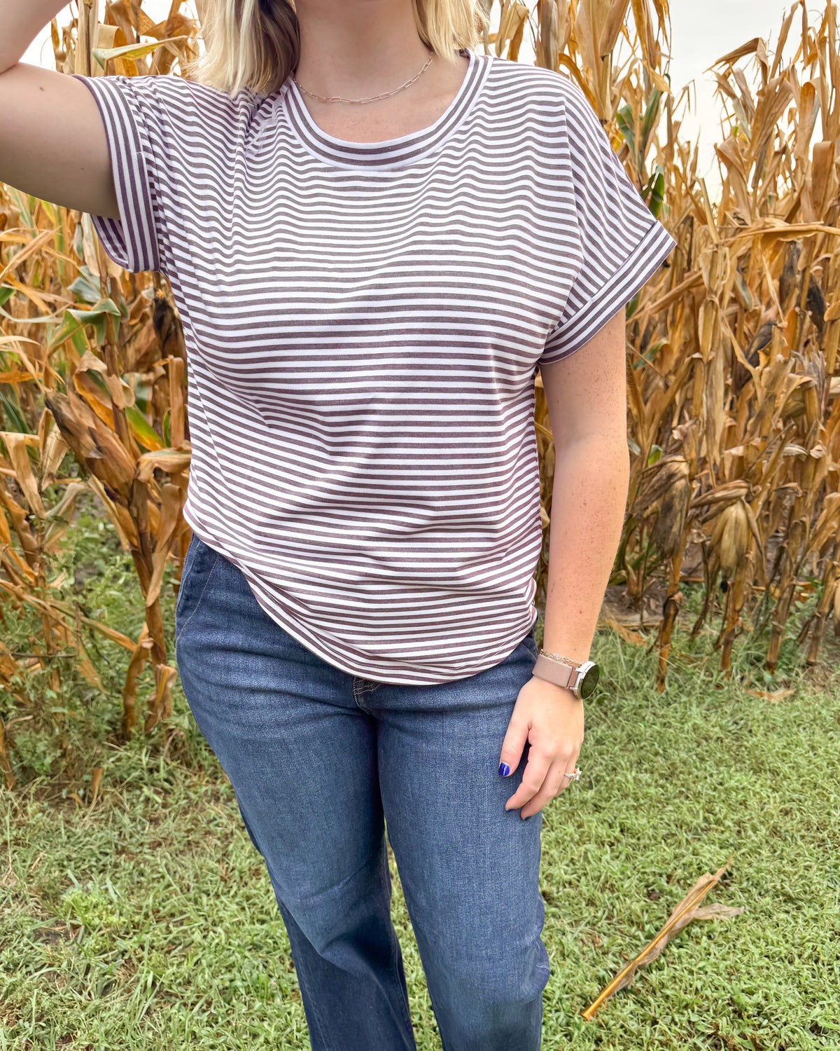 Callie Striped Top
