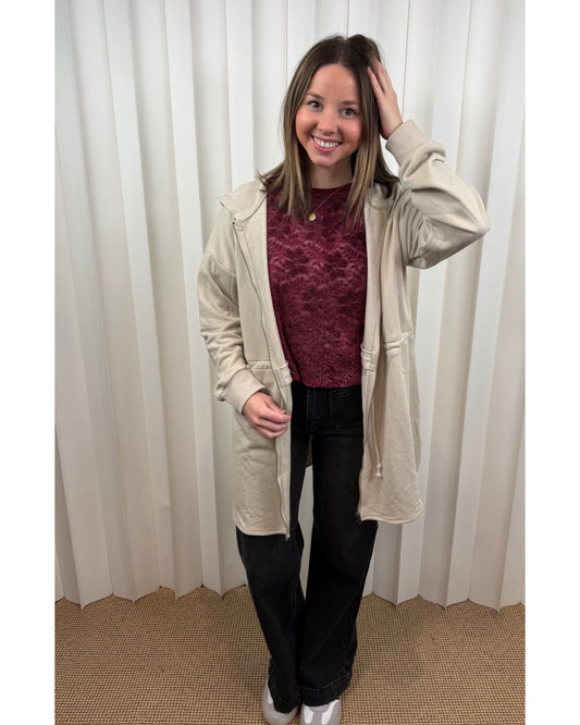 Katherine Terry Duster Hooded Jacket