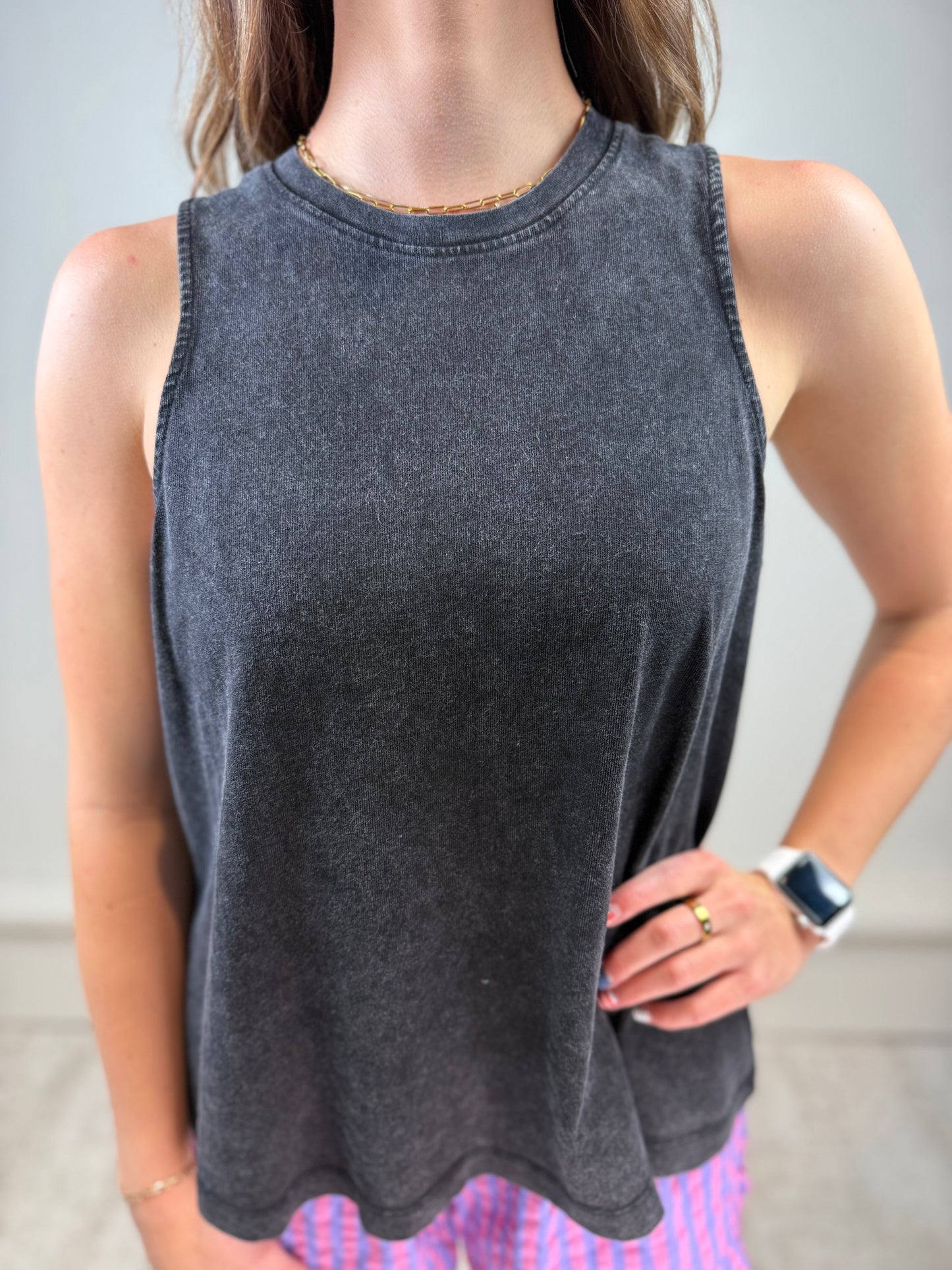 Lauren Black Knit Tank
