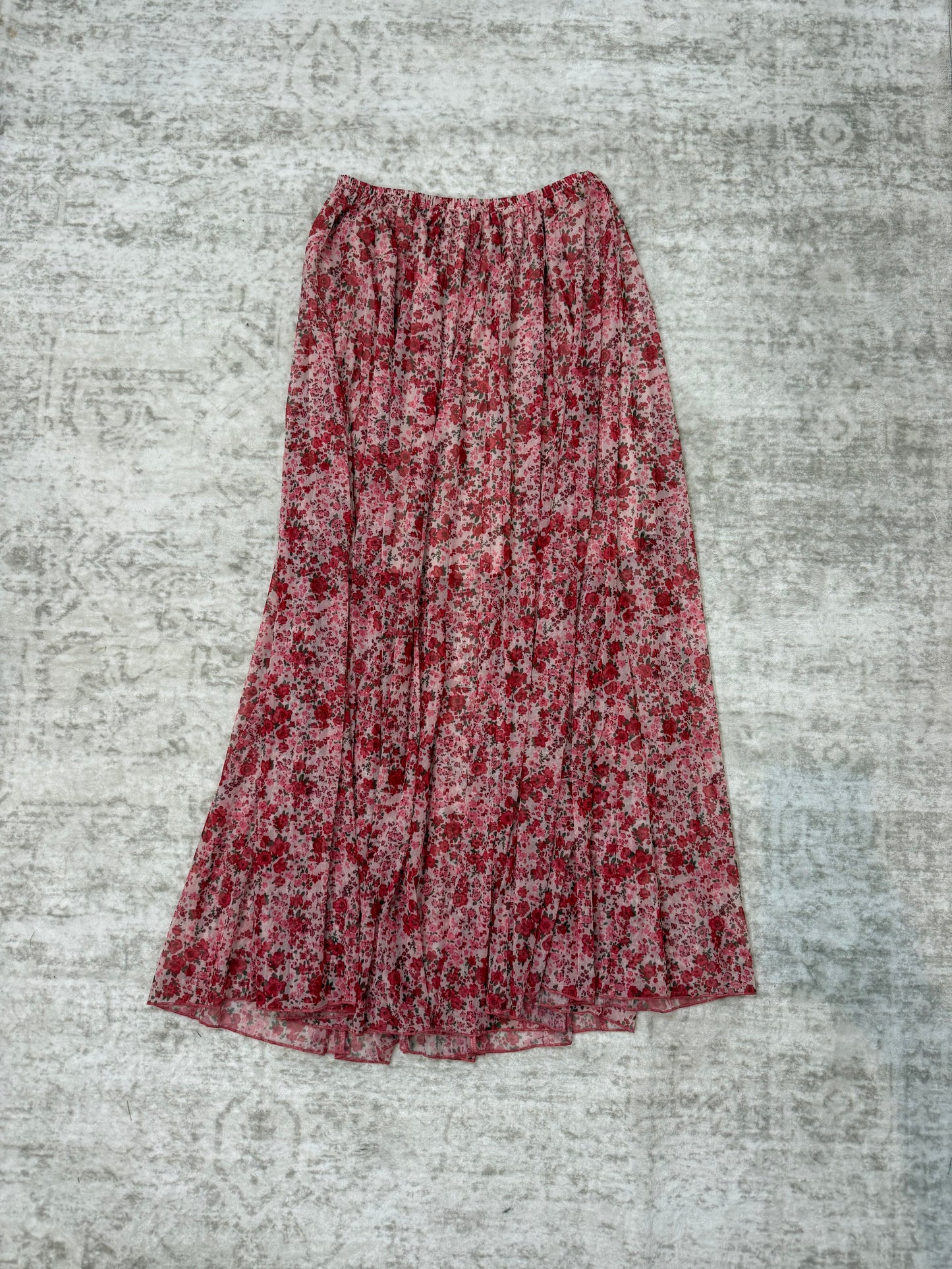 Raelyn Floral Mesh Skirt