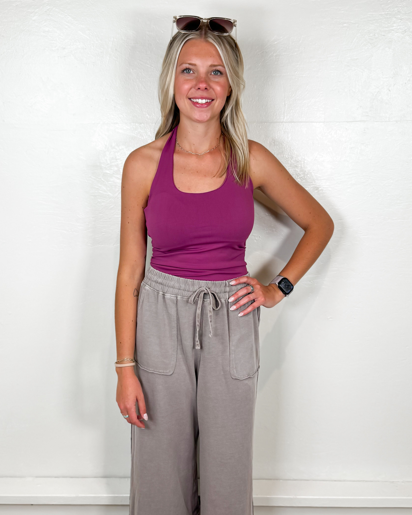 Lettie Orchid Halter Tank