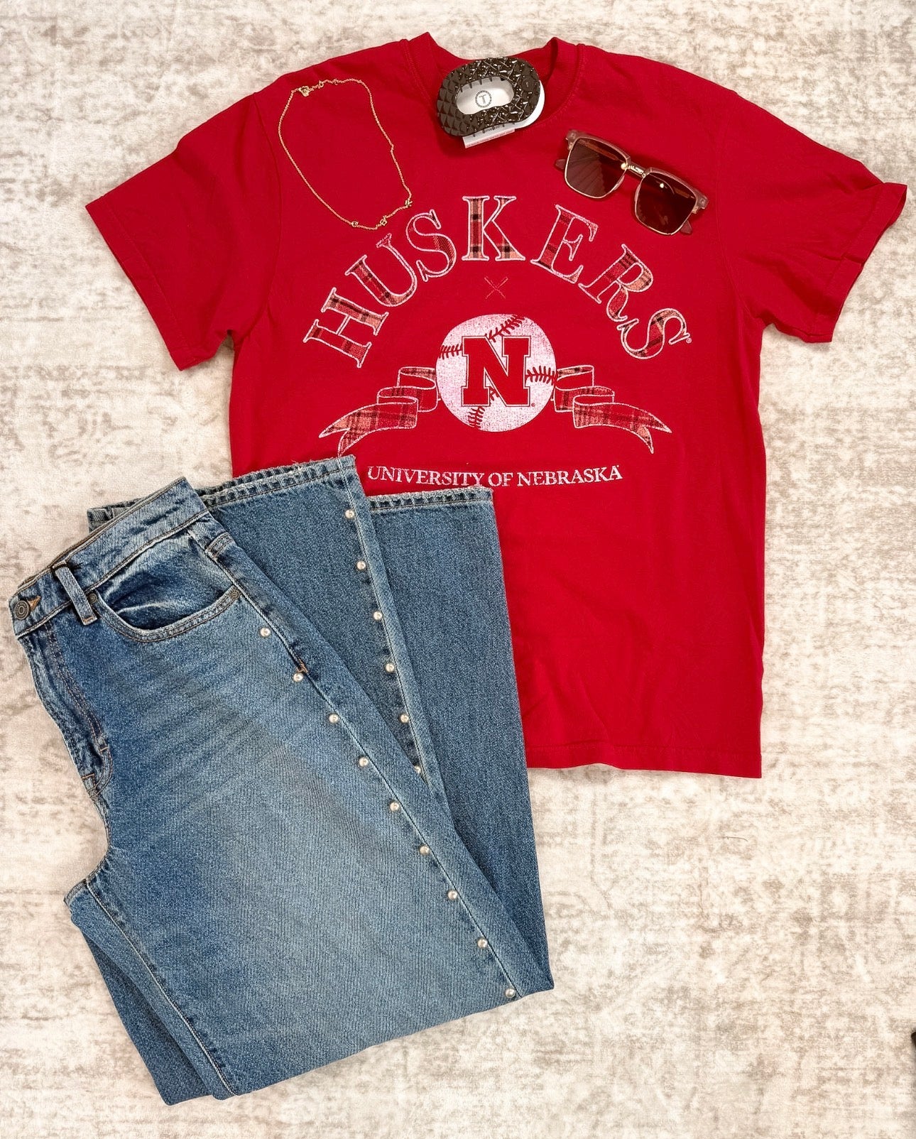 Nebraska Huskers Baseball Tee