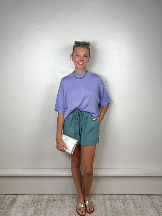 Sophie High Rise Pull On Short