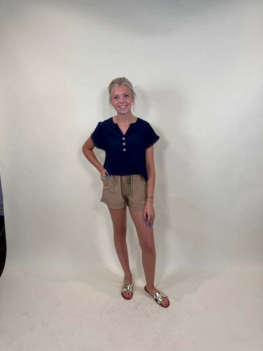 Beckham Elastic Waist Shorts
