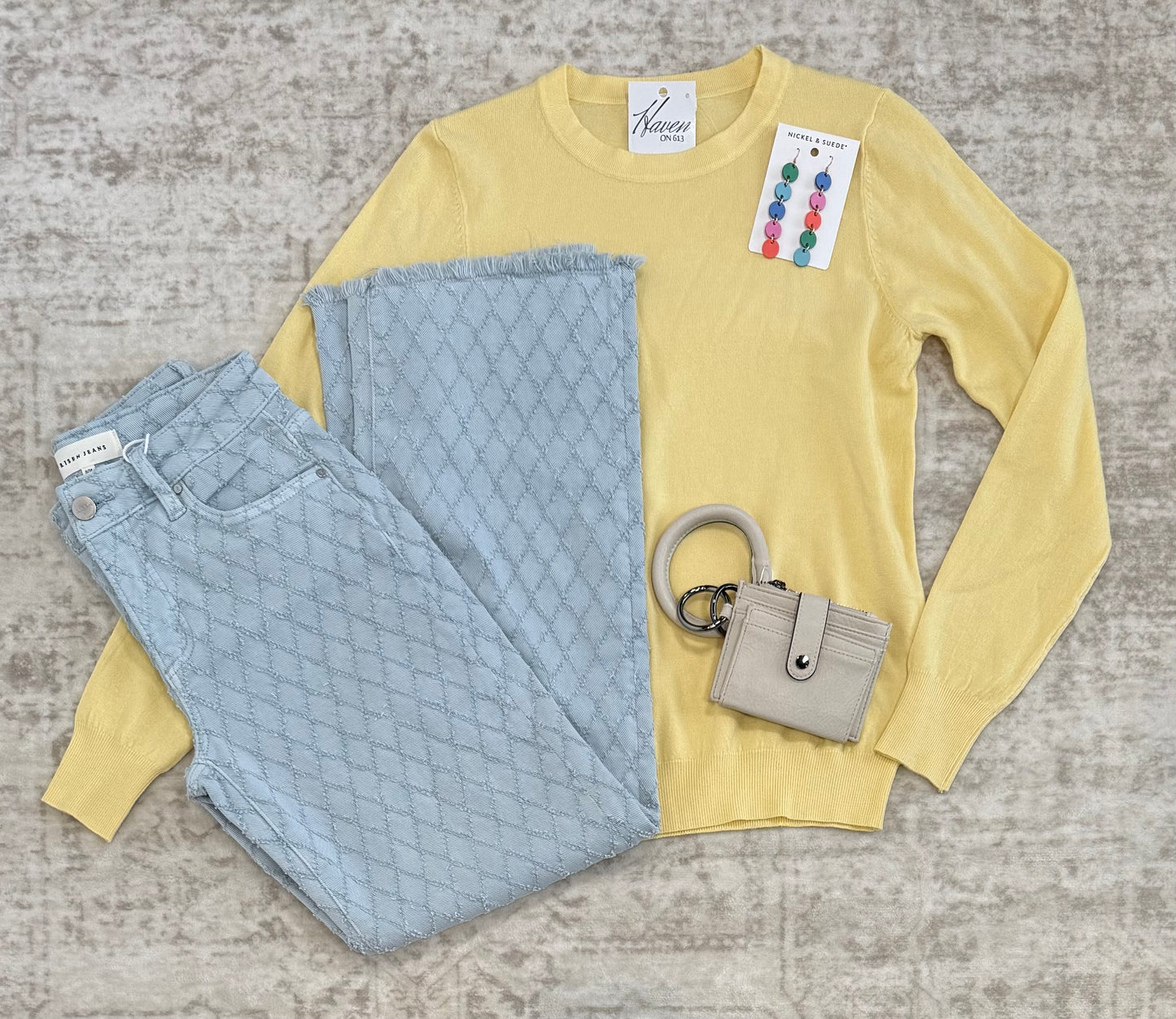 Meredith Long Sleeve Knit Sweater