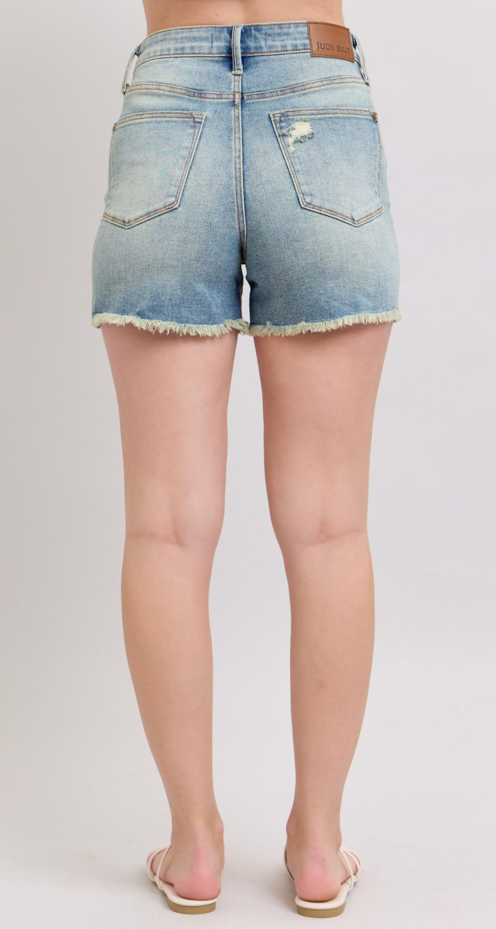 Morgan Vintage Fly Stitch Detail Shorts