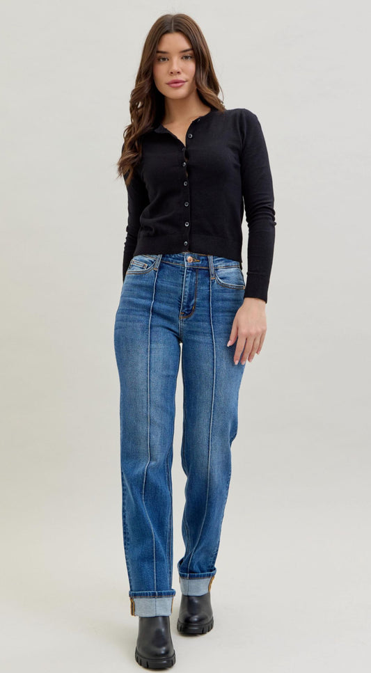 Celine Front Seam Detail Jeans