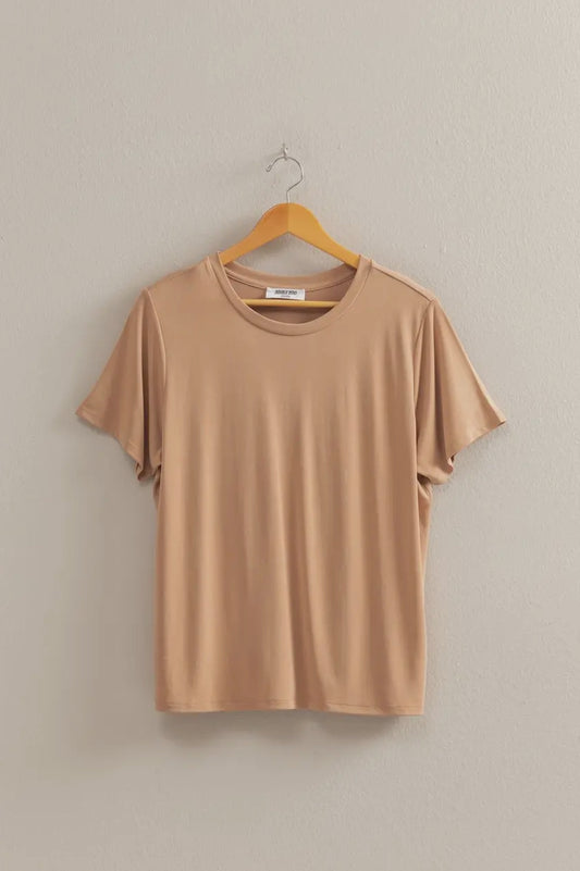 Seleh Round Neck Short Sleeve Tee