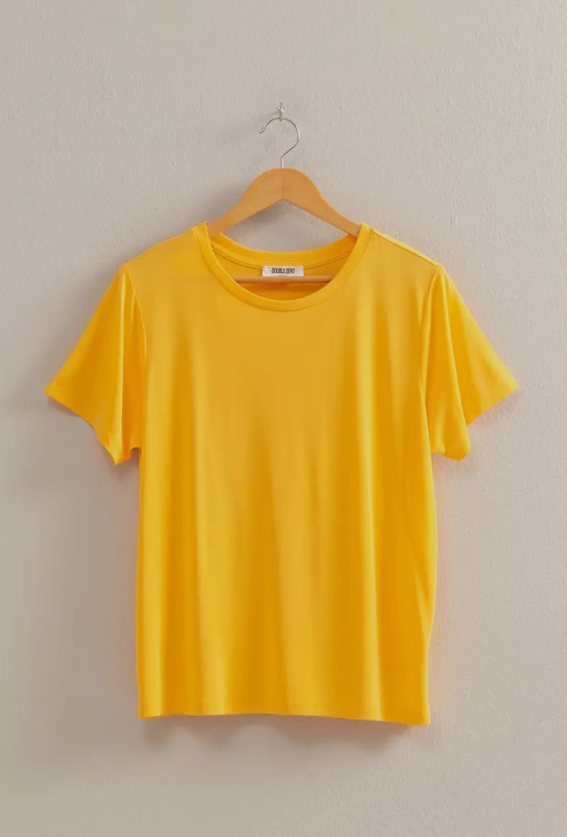 Seleh Round Neck Short Sleeve Tee