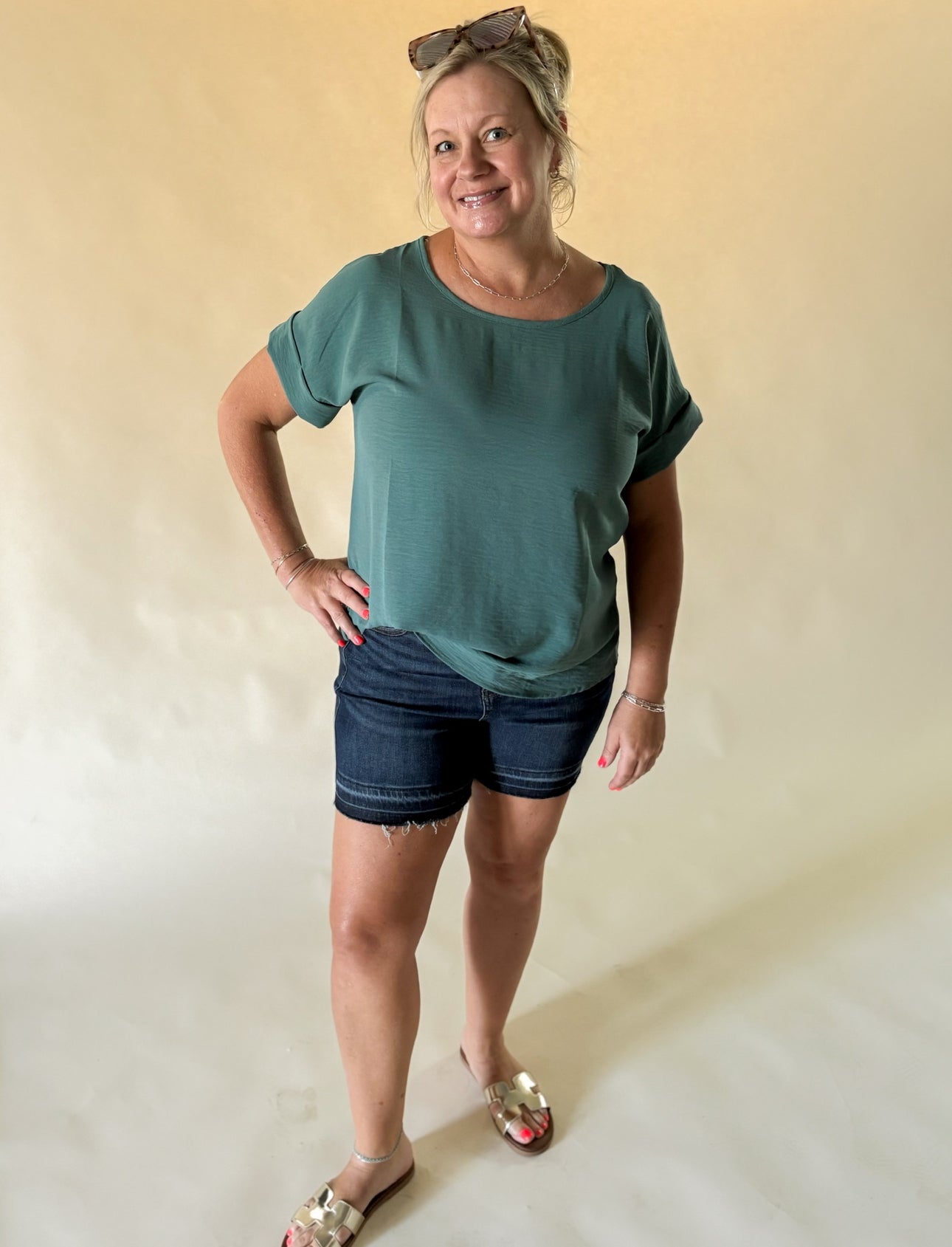 Londyn Tummy Control Release Hem Shorts