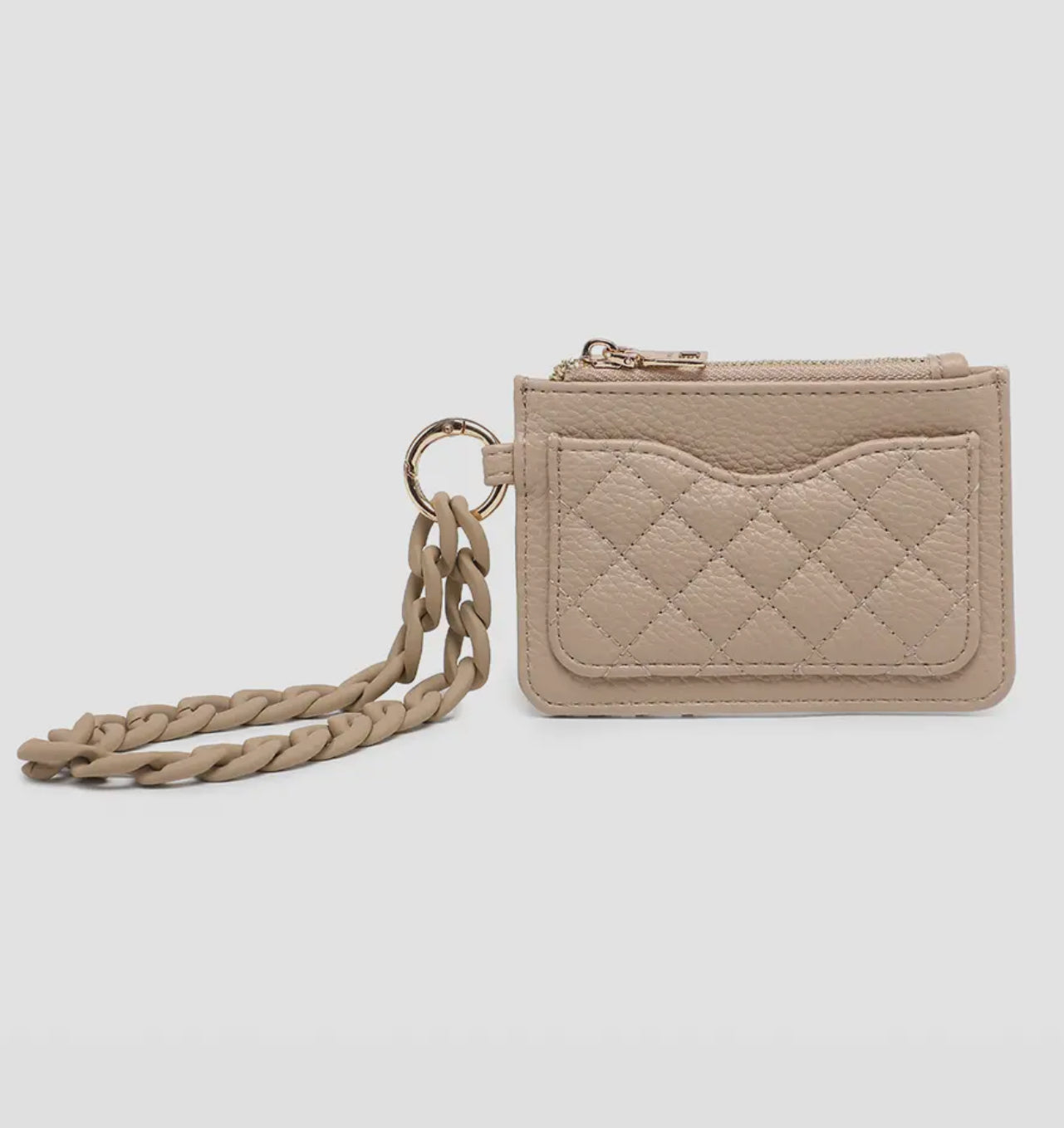 Rhodes Quilted Wallet & Chain Bangle