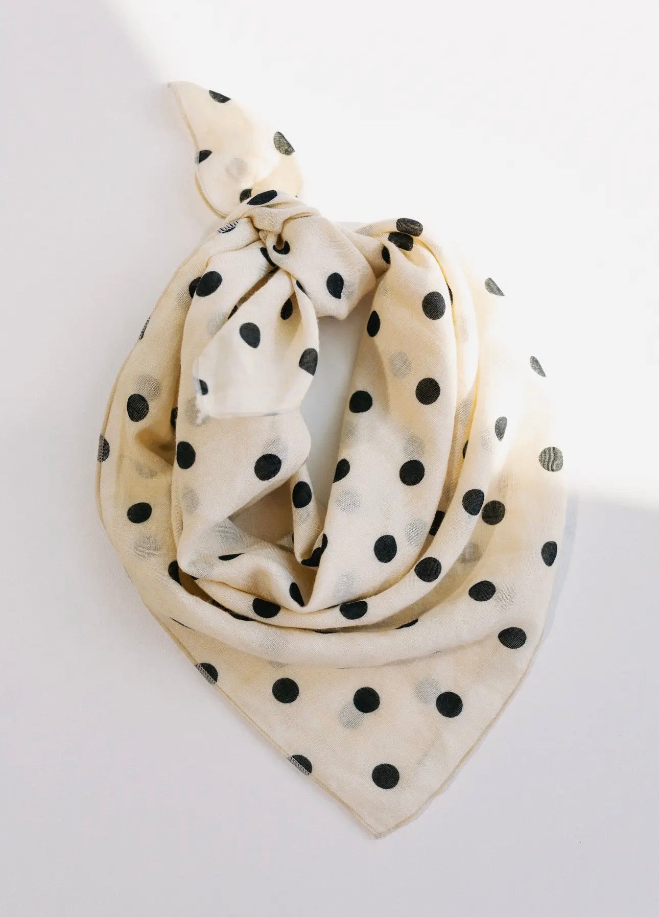 Polka Dot Bandana Scarf