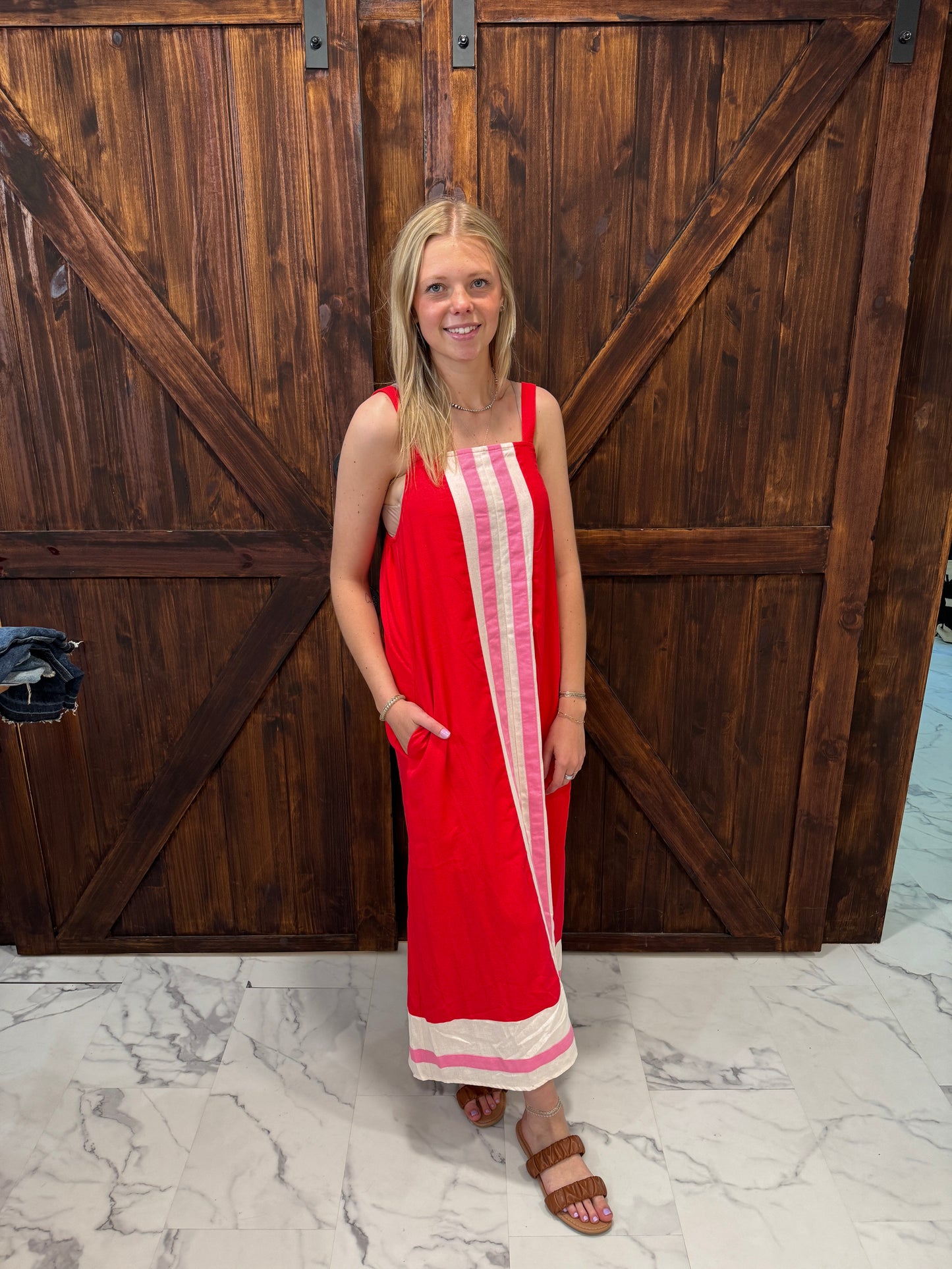 Jessie Red/Pink Dress