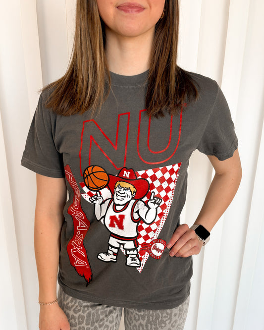Nebraska Husker Courtside Tee